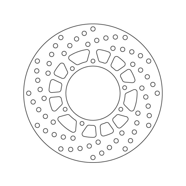 Brembo Oro Series rear brake disc 68B40742 Yamaha XT600/660