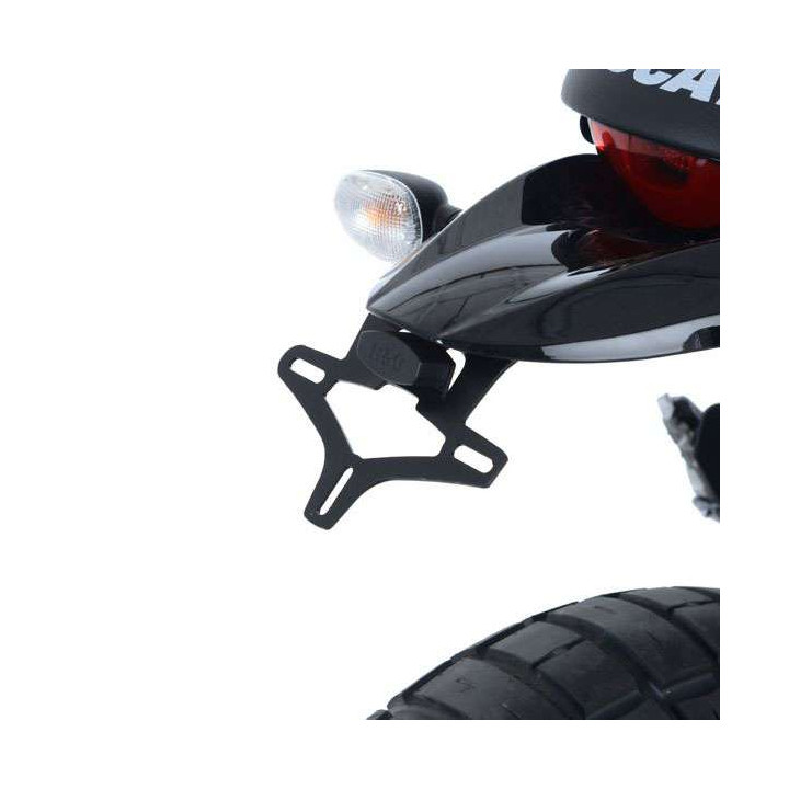 Plate holder R&G (LP0255BK) Ducati Desert Sled