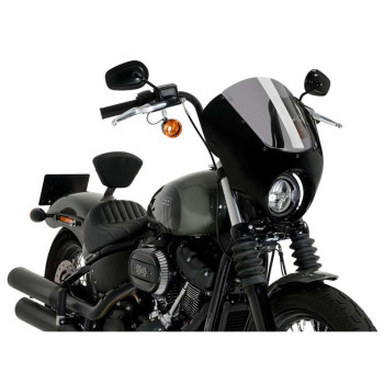 Semi-carénage Puig Noir DARK NIGHT (21213) Harley Davidson Street Bob 21-