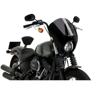 Semi-carénage Puig Noir DARK NIGHT (21213) Harley Davidson Street Bob 21- Semi-carénage Puig Noir DARK NIGHT (21213) Harley Davidson Street Bob 21-