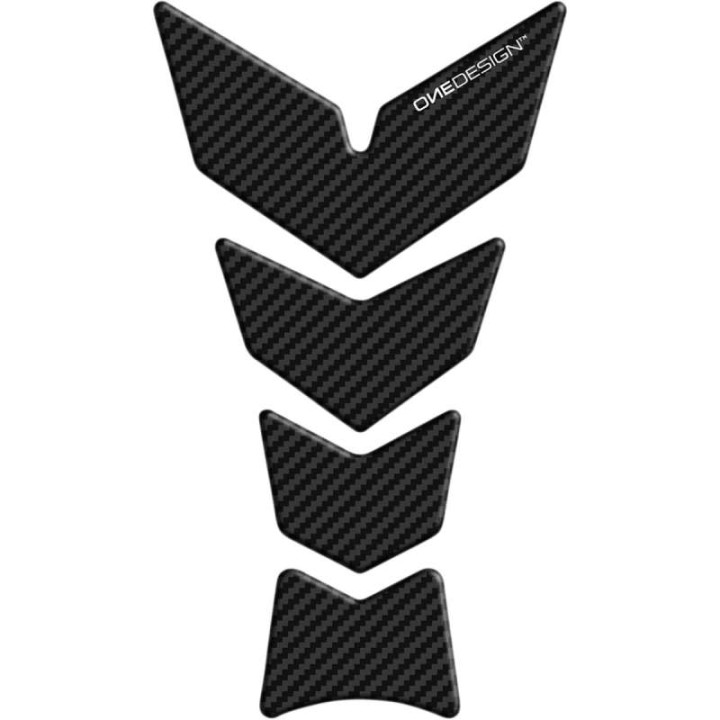 Protection de réservoir moto OneDesign MOON SOFT TOUCH CARBON