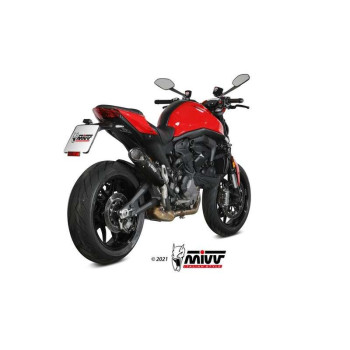 Silencieux Homologué Mivv X-M5 Inox noir (D.048.LC5B) Ducati Monster 937