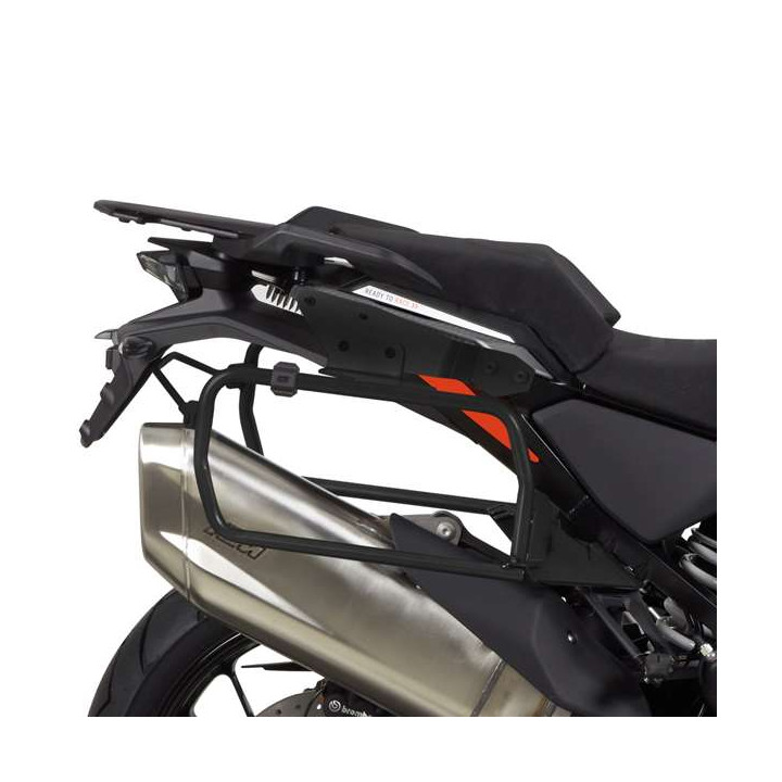 Shad TERRA TR36/TR47 BLACK aluminum suitcase kit + 4P brackets (K0DV114P) SUPER ADVENTURE 2021