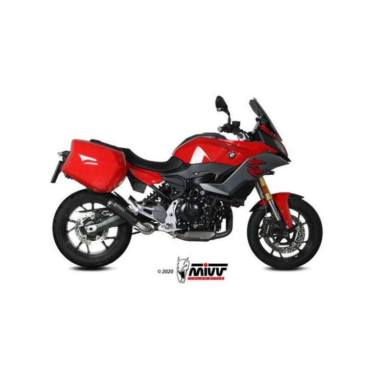 Silencieux Homologué Mivv X-M1 Inox noir (B.037.LC4B) BMW F900XR