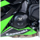 Left clipboard R&G Race Series black Kawasaki Z650