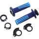 Poignées moto cross ODI EMIG PRO V2 LOCK-ON Bleu