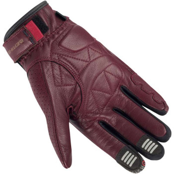 Gants moto d'été femme Bering LADY SCORE BORDEAUX