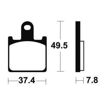 Plaquettes de frein racing Bendix MCR338