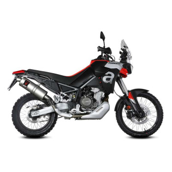 Mivv DAKAR Inox-approved muffler (A.017.LEKX) Aprilia Tuareg 660