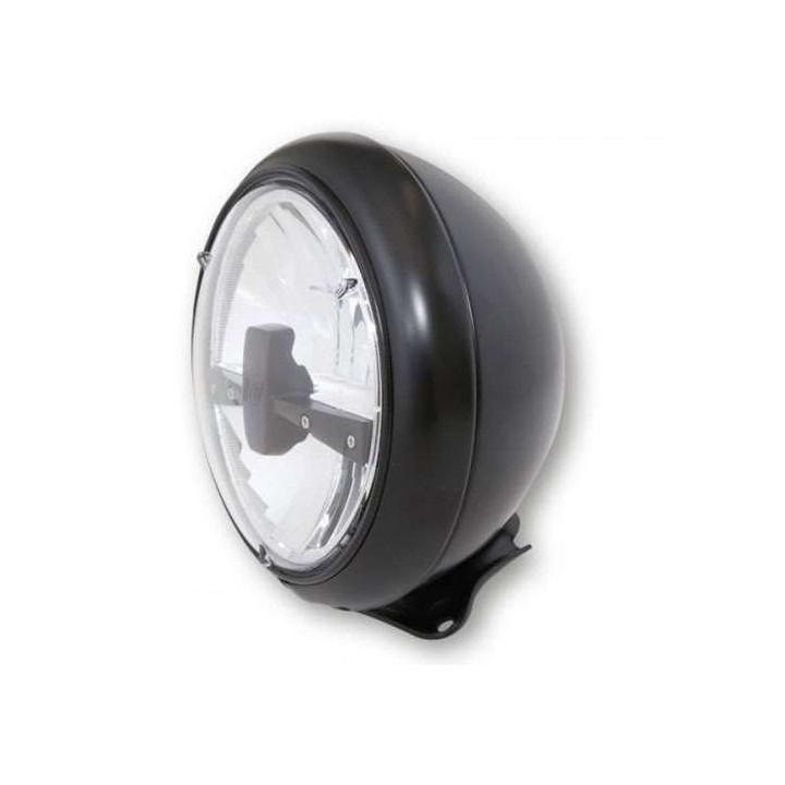 HIGHSIDER HD-STYLE 7-inch LED motorcycle headlight Type 3 Black