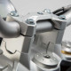 Rehausseur guidon SW-Motech +30mm BMW F750GS