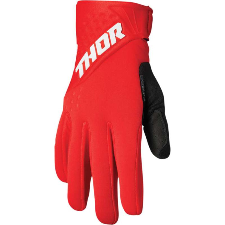 Gants moto cross Thor SPECTRUM COLD WEATHER 2022 RED/WHITE