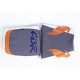 Saddle cover Bagster (2052A) Steel/White/Abricot/Letters Violet Fonce Honda CBR900 96