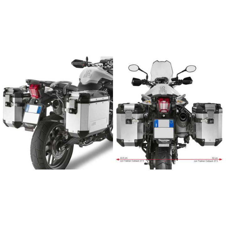 Givi MONOKEY CAM-SIDE luggage rack (PL6401CAM) Triumph TIGER 800 Givi MONOKEY CAM-SIDE luggage rack (PL6401CAM) Triumph TIGER 800
