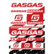 D'COR GAS GAS sticker sheet
