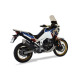 Authorized silencers HP Corse 4-Track Stainless steel black Honda CRF1100L Africa Twin/Adventure Sports