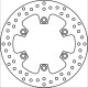 Brembo Oro Series front brake disc 68B407B3 Suzuki BURGMAN 250/400 98-02