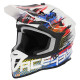 Casque moto cross Acerbis LINEAR 22.06 BLANC/BLEU/ROUGE