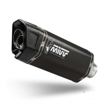 Silencieux homologué Mivv SR-1 Inox noir (H.085.LR1XB) Honda CB750 Hornet Silencieux homologué Mivv SR-1 Inox noir (H.085.LR1XB) Honda CB750 Hornet