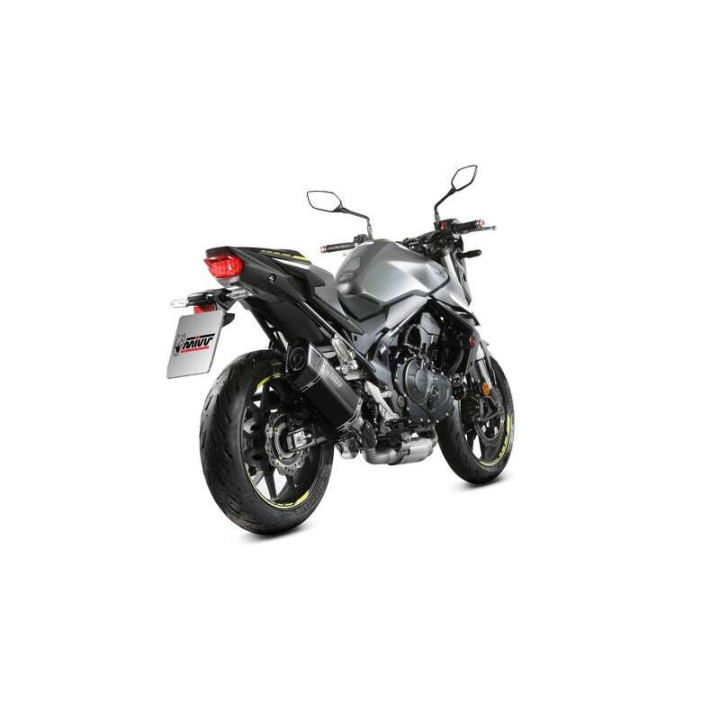 Mivv SR-1 Inox muffler, black (H.085.LR1XB) Honda CB750 Hornet