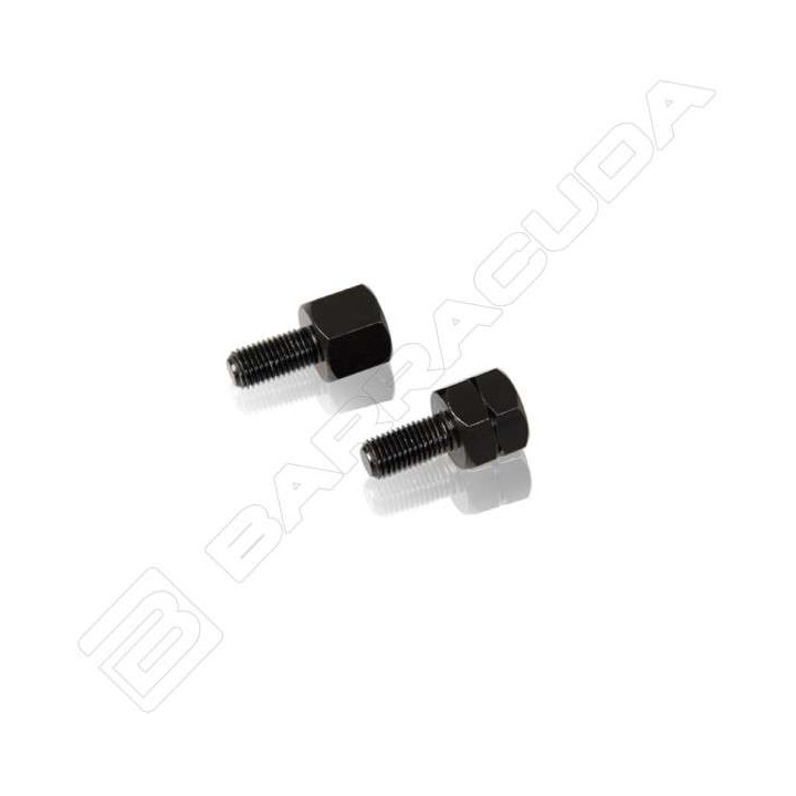 Barracuda M10-M8 mirror adapters (straight pitch + inverted pitch)