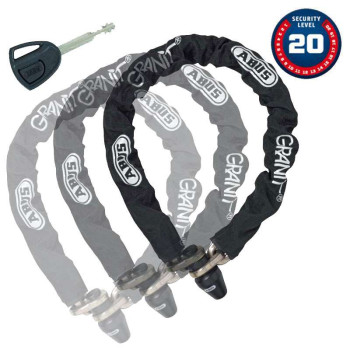 Chaîne moto SRA ABUS Granit 1480 Monobloc X Plus 120 S'ENTROUVRANT