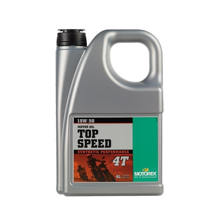 Huile moteur Motorex Top Speed 4T 15w50 4 litres