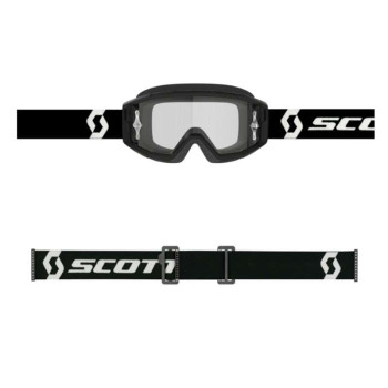 Masque cross Scott PRIMAL CLEAR 2023 Black/White