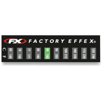 Set of 3 FACTORY EFFEX temperature stickers