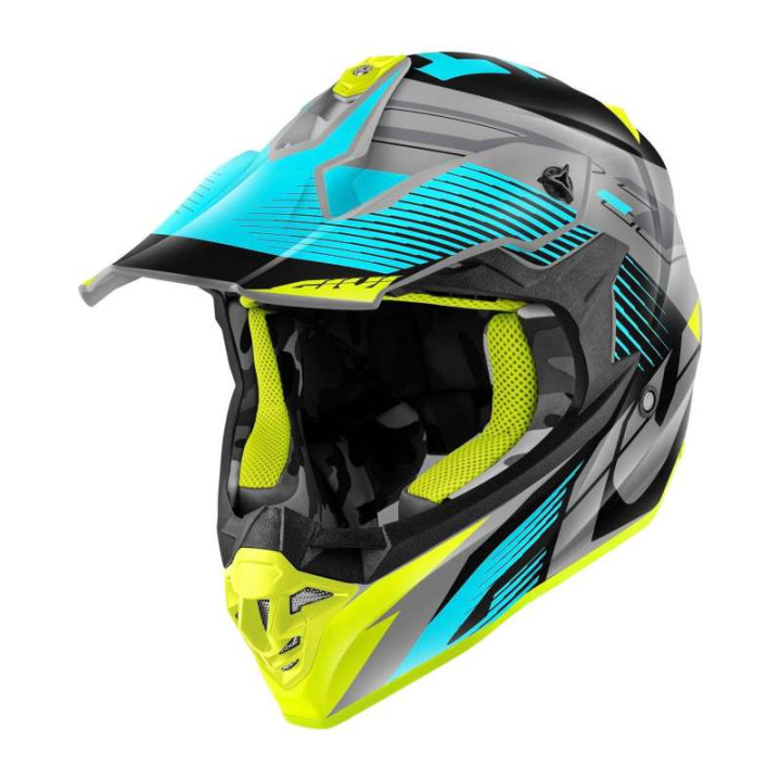 Casque moto cross Givi 60.1 FRESH Noir/Bleu