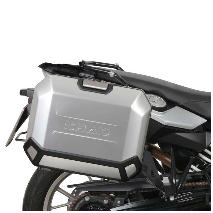 Kit valises alu Shad TERRA TR36/TR47 + supports 4P (W0FG884P) F650GS F700GS F800GS