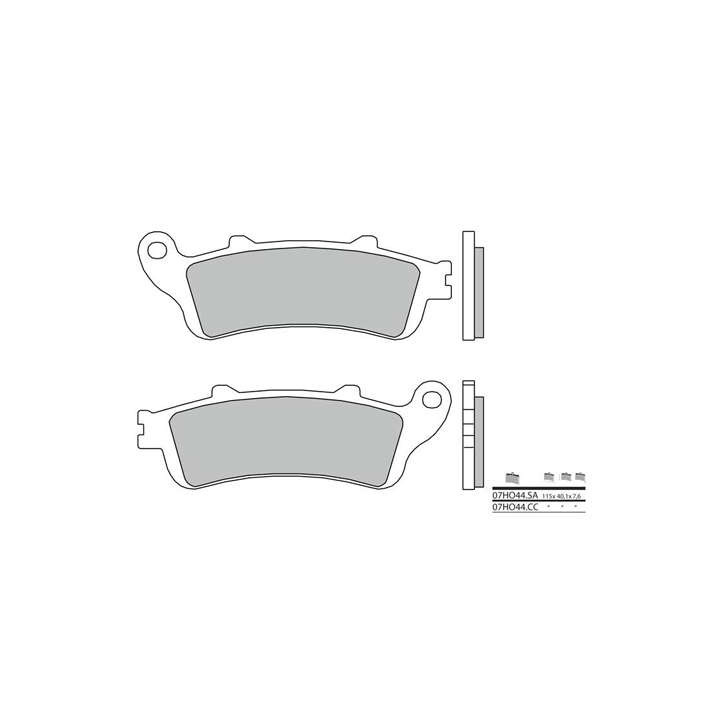 Plaquettes de frein organique BREMBO 07HO44CC