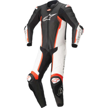 Alpinestars MISSILE V2 leather motorcycle suit Black/White/Red