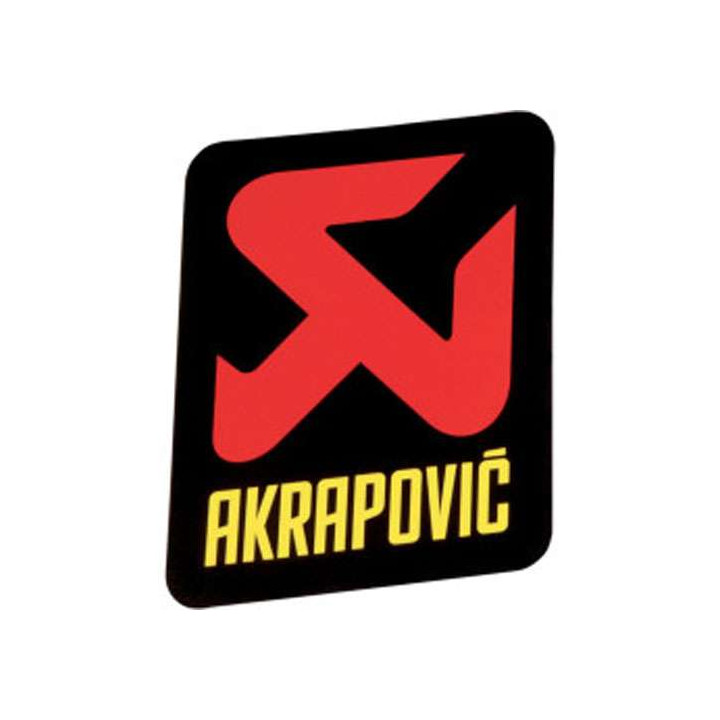 Akrapovic vertical sticker 75x70mm
