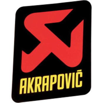 Akrapovic vertical sticker 75x70mm