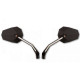 HIGHSIDER STEALTH X4 motorcycle mirrors with turn signals and LED position light