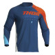 Thor SECTOR EDGE 2023 NAVY/RED ORANGE motocross jersey Thor SECTOR EDGE 2023 NAVY/RED ORANGE motocross jersey