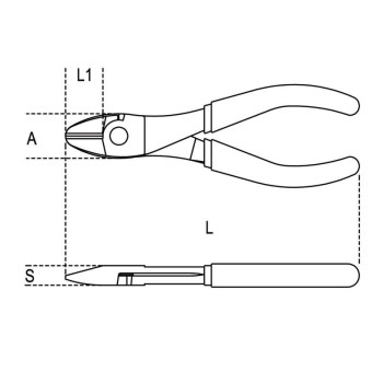 Pince coupante diagonale BETA 200mm Pince coupante diagonale BETA 200mm
