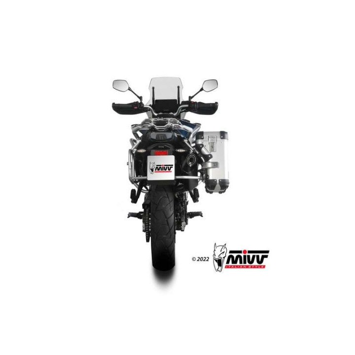 Silencieux Homologué Mivv SPEED EDGE Inox noir (CF.001.LRB) CF Moto 800MT Silencieux Homologué Mivv SPEED EDGE Inox noir (CF.001.LRB) CF Moto 800MT