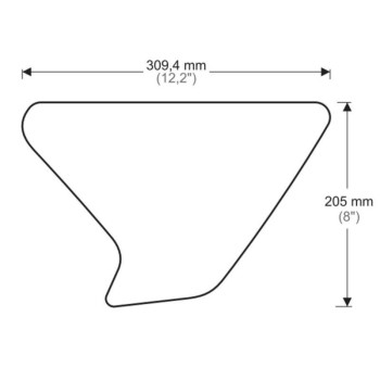 Protections latérales de réservoir ONEDESIGN Yamaha XT1200Z Super Ténéré