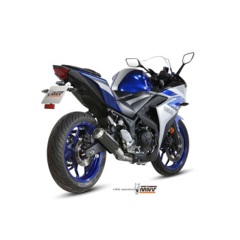 Ligne complète Mivv MK3 Carbone (X.YA.0008.SM3C) Yamaha MT-03/YZF-R3/R25