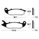 BENDIX MA359 organic brake pads