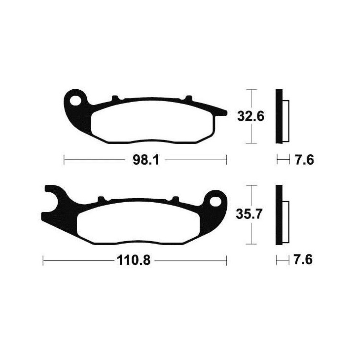 BENDIX MA359 organic brake pads