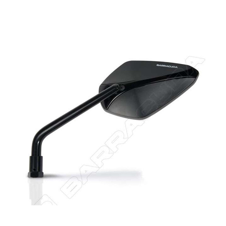 Barracuda A-VERSION motorcycle mirrors Black Barracuda A-VERSION motorcycle mirrors Black