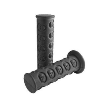 Poignées guidon EMGO SKULL 22 mm Noir