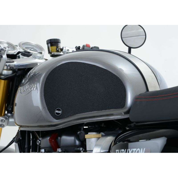 Kit grip de réservoir R&G (EZRG809)  Triumph Thruxton 1200/R/RS
