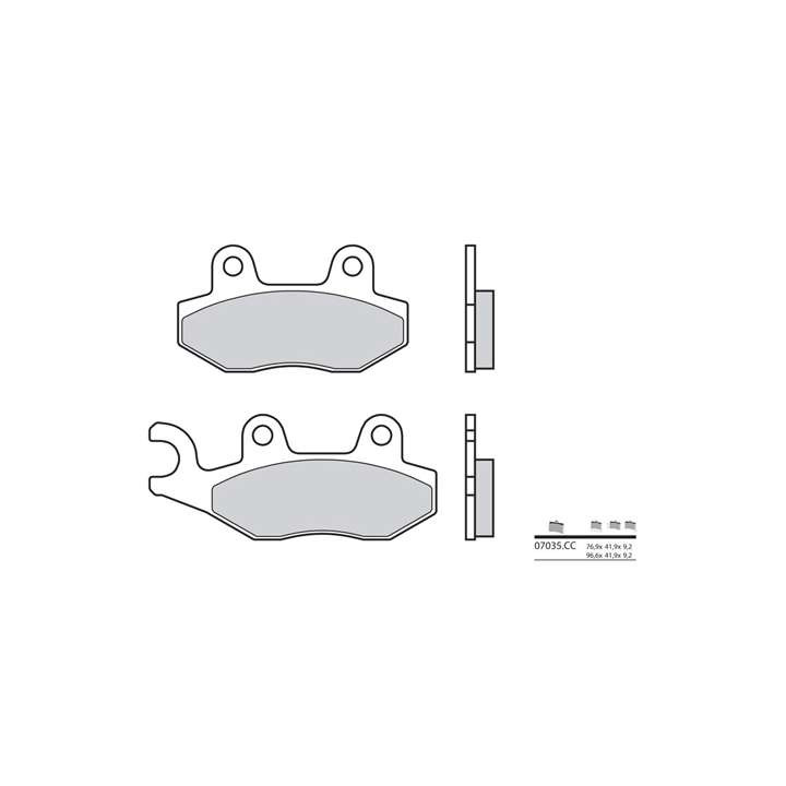 Ceramic Brake Pads BREMBO 07035CC
