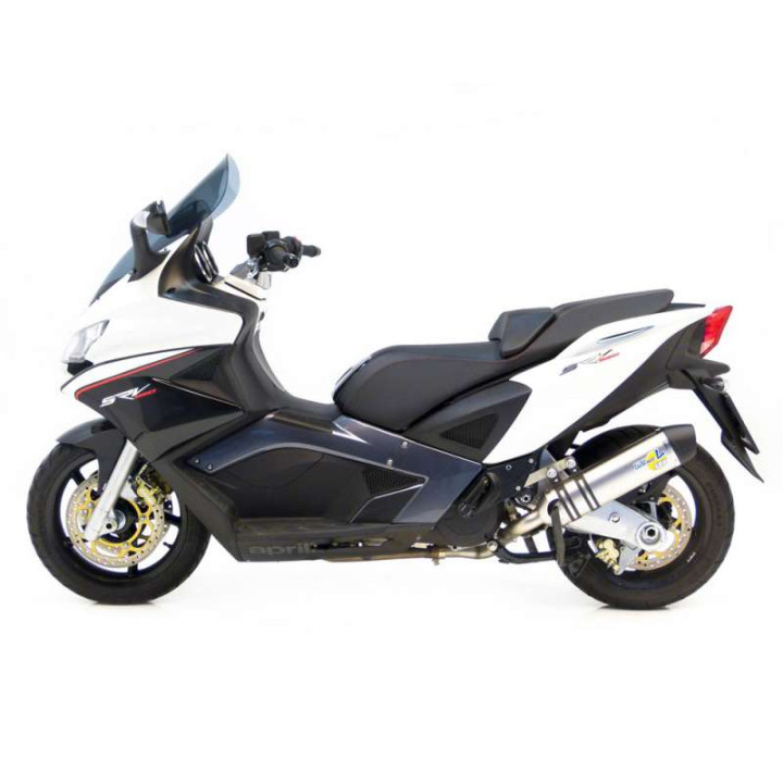 Demi-ligne homologuée LeoVince SBK LV One Inox SRV850 / GP800