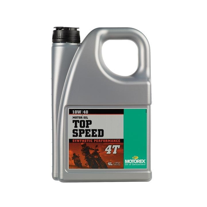 Huile moteur Motorex Top Speed 4T 10w40 4 litres