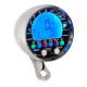 Compteur moto vintage leds Acewell 2853 Poli